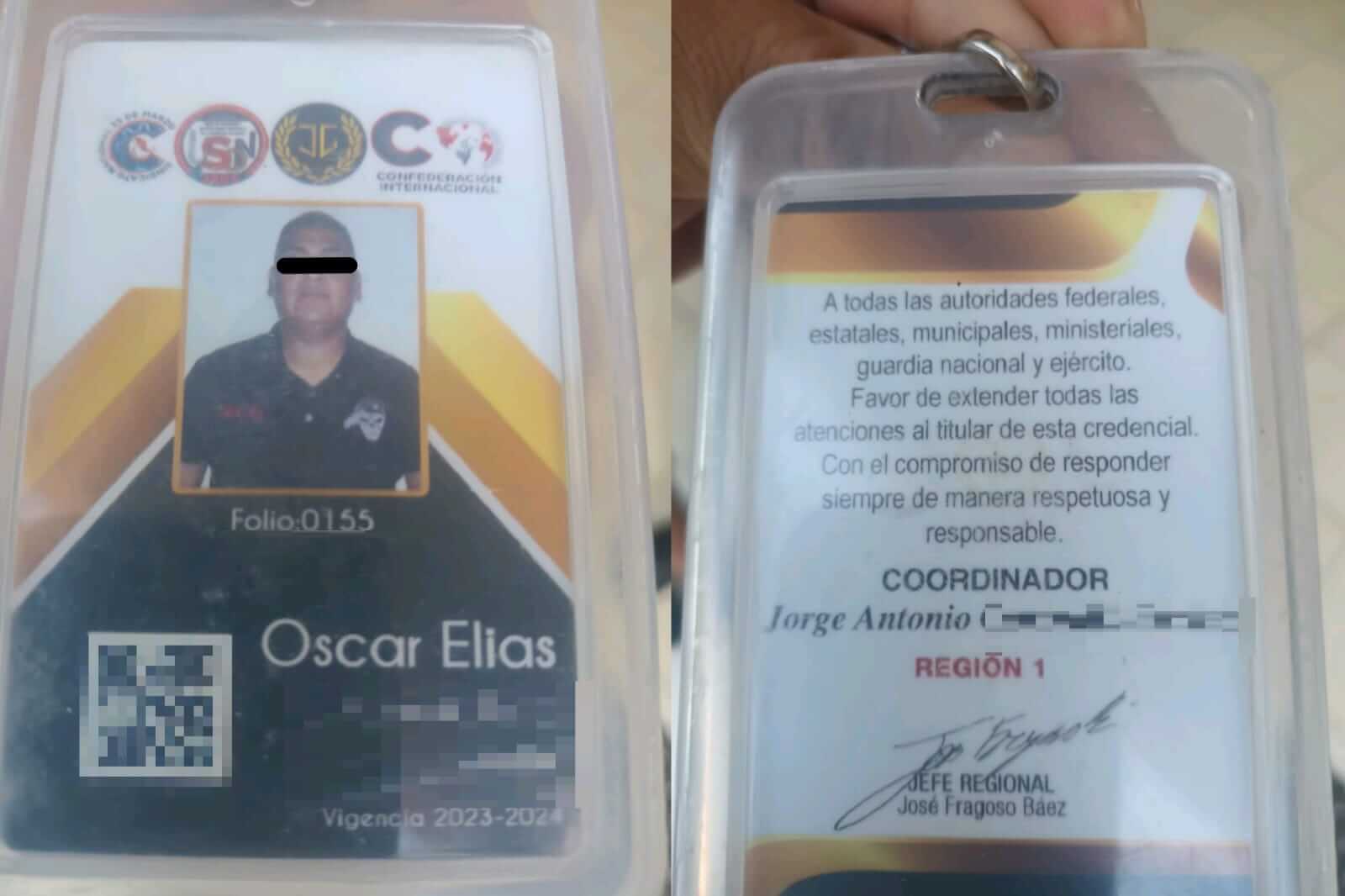 Uno de los detenidos se identificó como coordinador del Sindicato 25 de Marzo